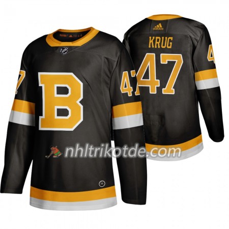 Boston Bruins Trikot Torey Krug 47 Adidas 2019-2020 Schwarz Authentic - Herren